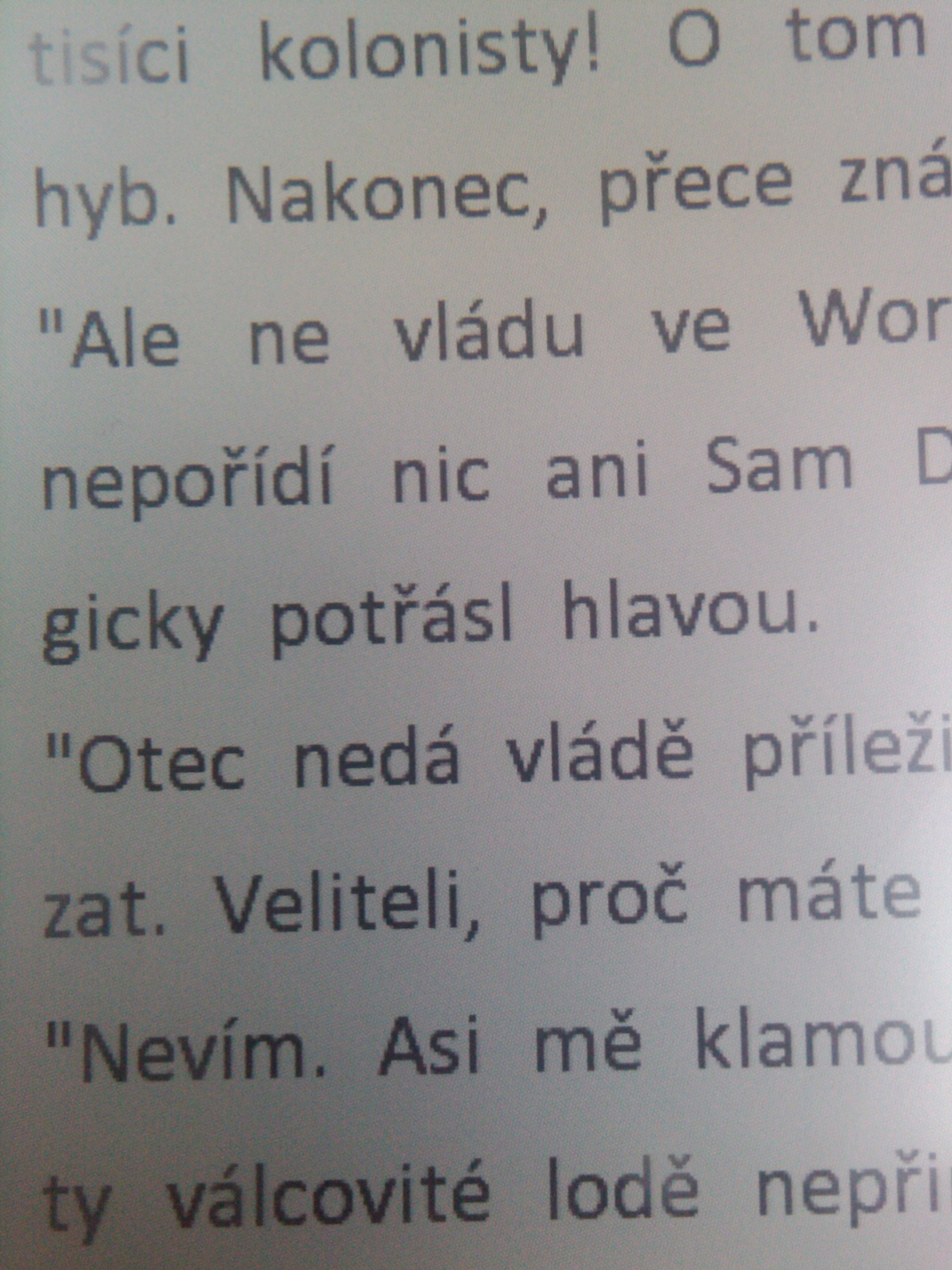 Bližší pohled na písmo
